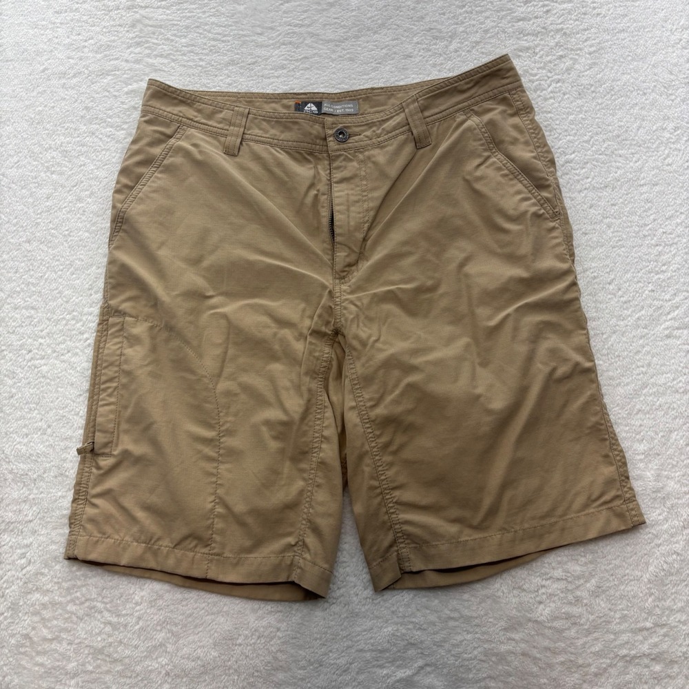 Nike ACG All Conditions Gear Mens 34 Tan Hiking Utility Shorts Khaki